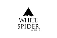 Ubiquitous Taxis agency white spider media media logo