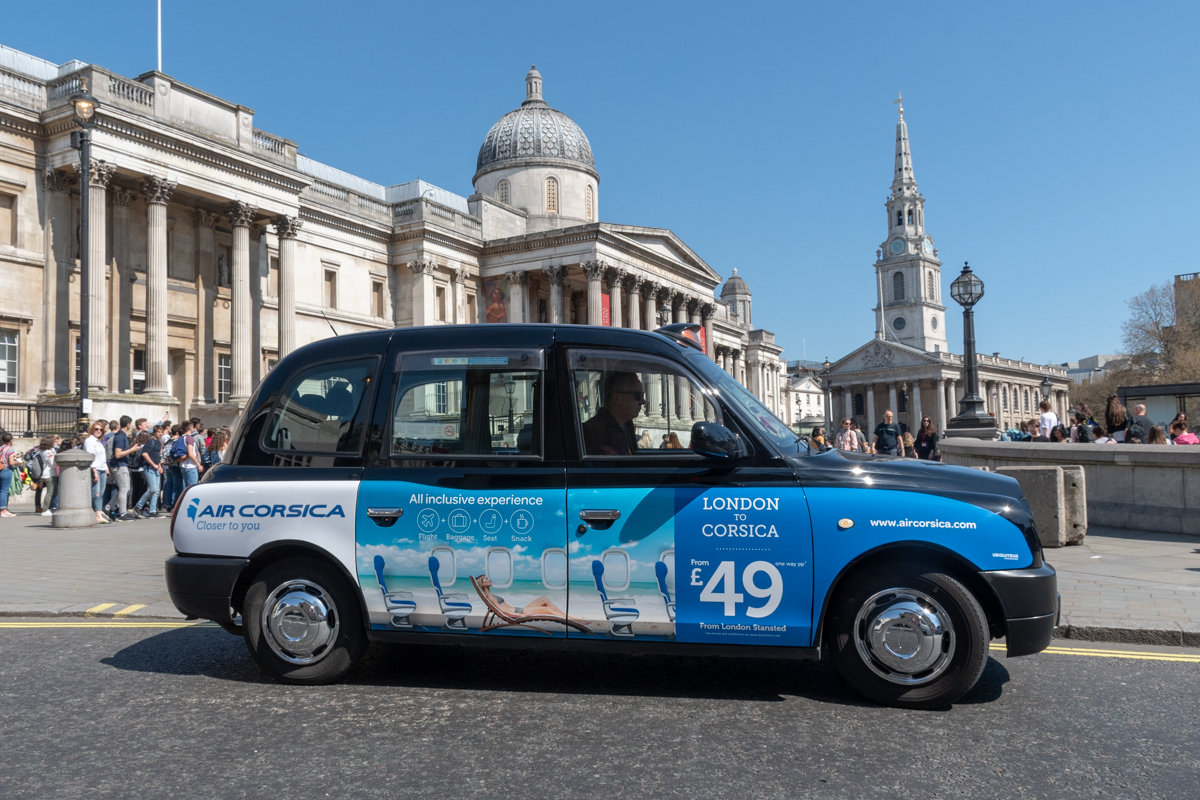 2018 Ubiquitous campaign for AIR CORSICA - LONDON TO CORSICA