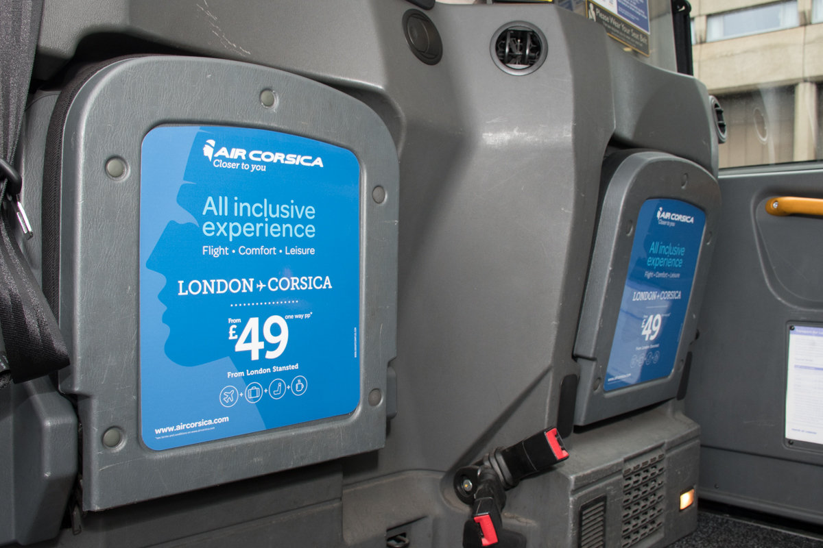 2018 Ubiquitous campaign for AIR CORSICA - LONDON TO CORSICA