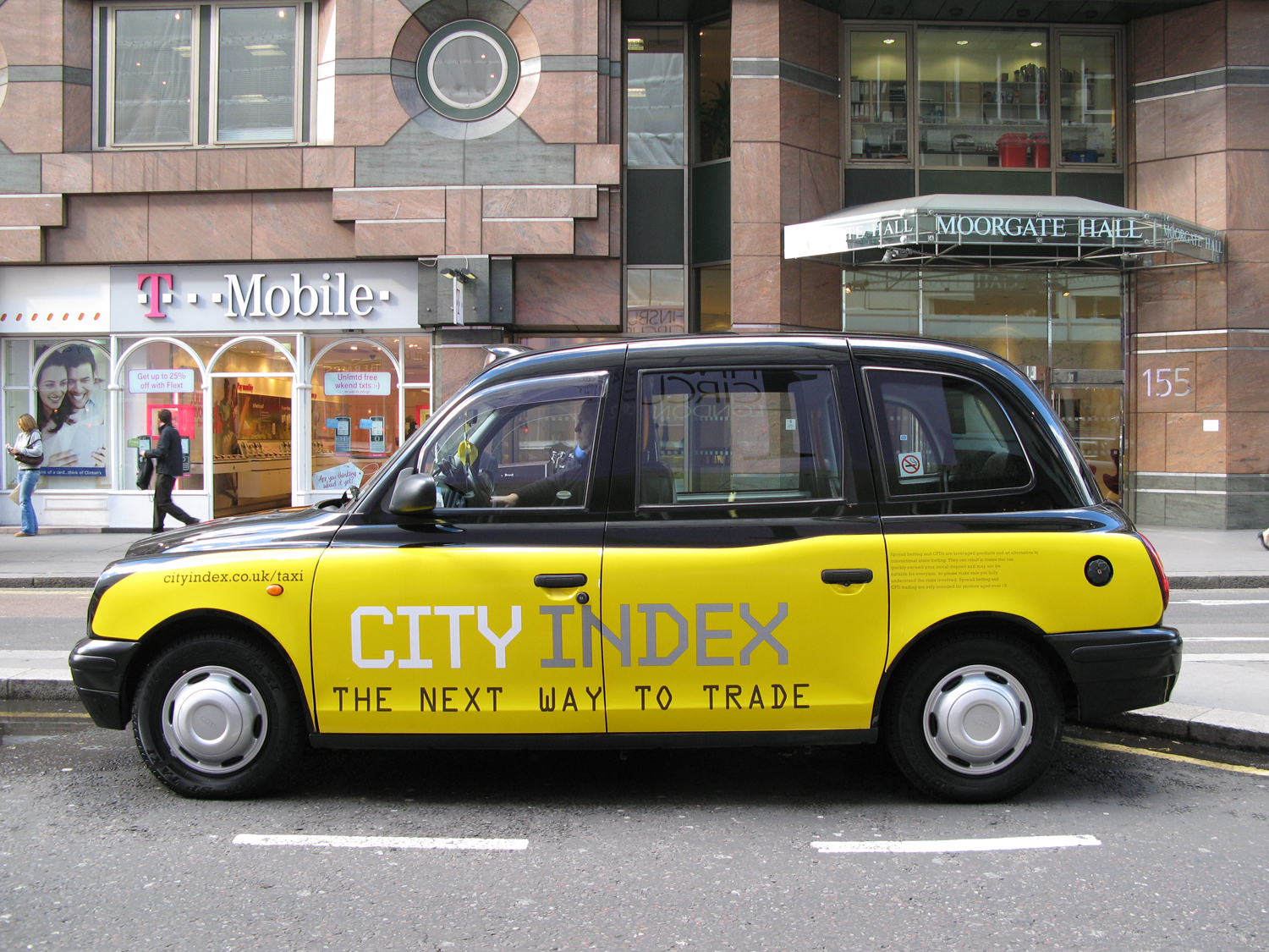 2007 Ubiquitous taxi advertising campaign for City Index - The next way to trade