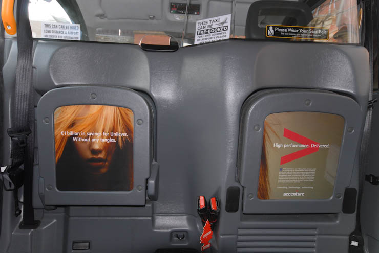 2011 Ubiquitous taxi advertising campaign for Accenture  - High Performance Delivered