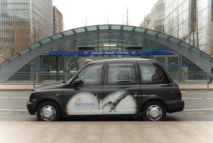 2007 Ubiquitous taxi advertising campaign for Artemis - Various