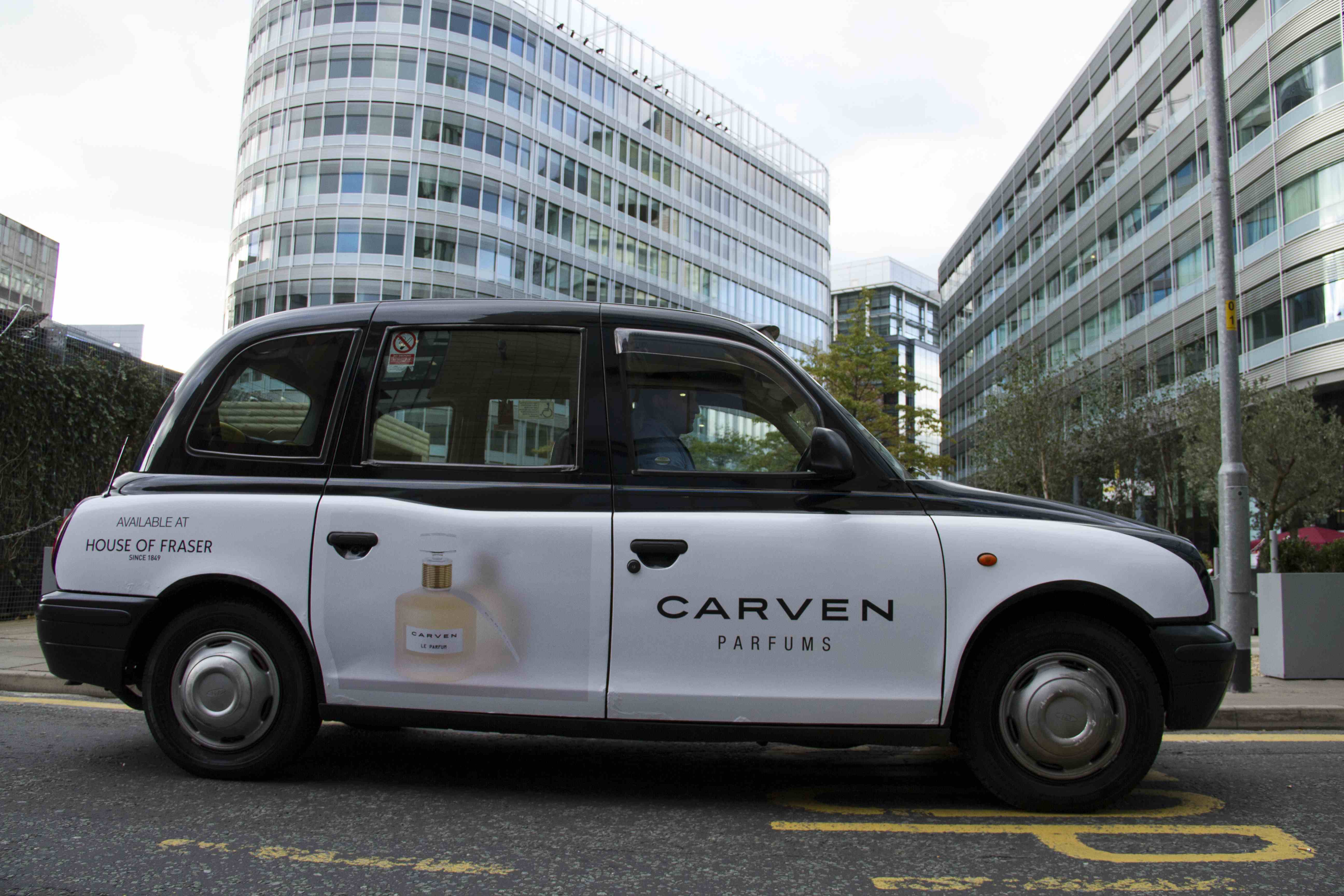 2013 Ubiquitous taxi advertising campaign for Carven - Carven Parfums