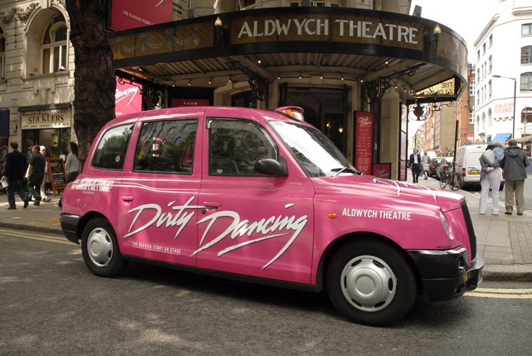 2009 Ubiquitous taxi advertising campaign for AKA - Dirty Dancing