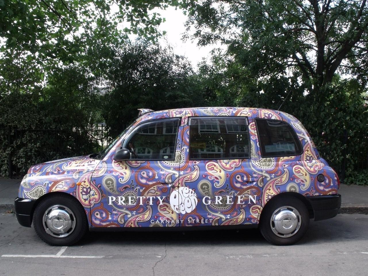 2010 Ubiquitous taxi advertising campaign for Pretty Green  - Pretty Green