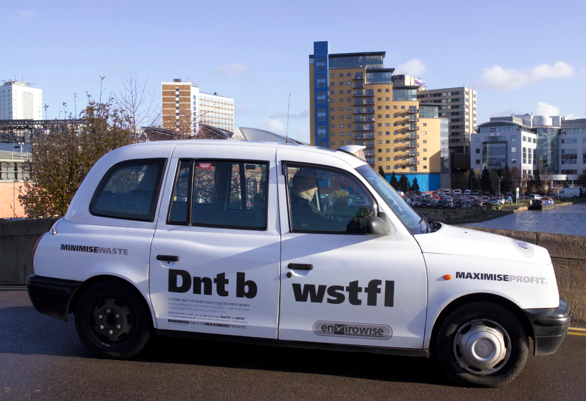 2007 Ubiquitous taxi advertising campaign for Envirowise - Various