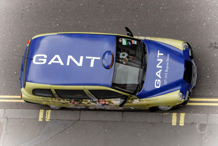2012 Ubiquitous taxi advertising campaign for Gant - 187-191 Regent Street