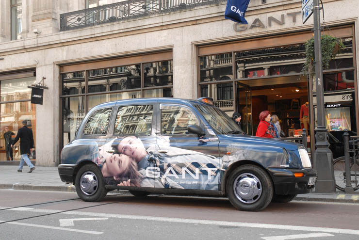 2013 Ubiquitous taxi advertising campaign for Gant - Gant