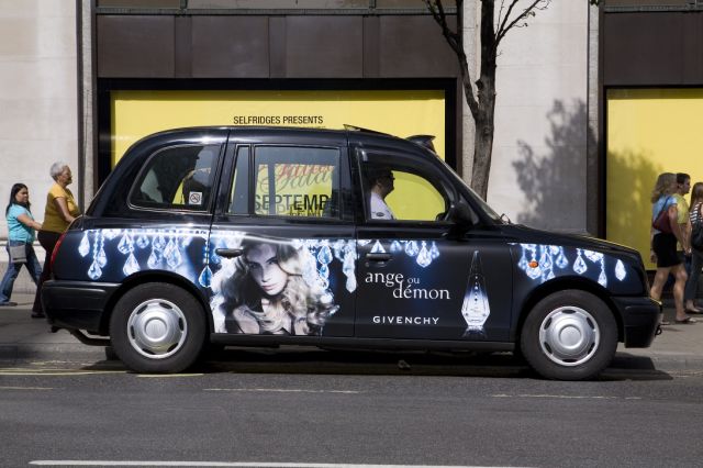 2006 Ubiquitous taxi advertising campaign for Givenchy - Ange Ou Demon