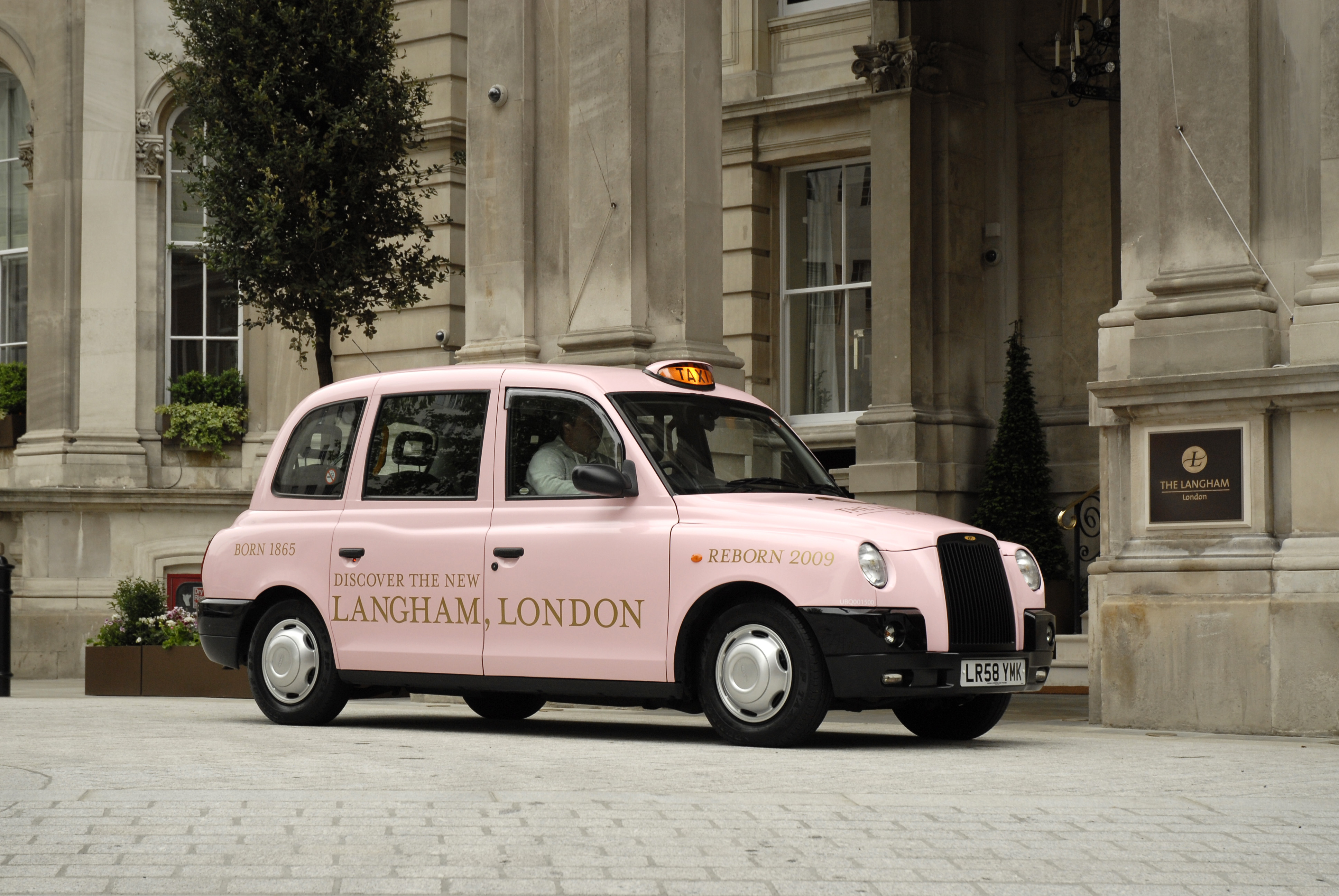 2009 Ubiquitous taxi advertising campaign for The Langham - Langham London