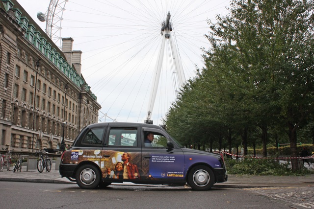 2010 Ubiquitous taxi advertising campaign for Lufthansa - Amazing Finds