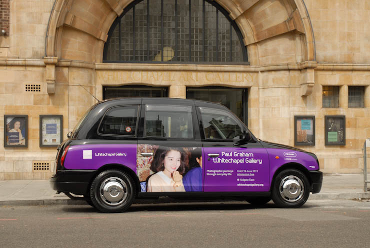 2011 Ubiquitous taxi advertising campaign for N Power - N Power Whitechapel