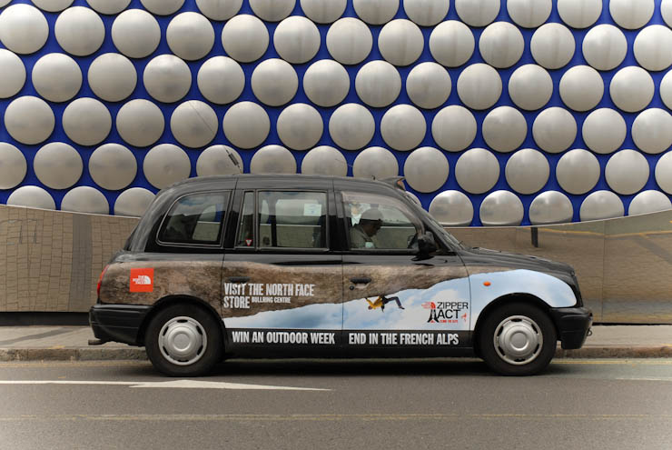 2011 Ubiquitous taxi advertising campaign for The North Face - Visit The Northface Store