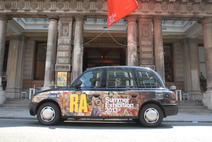 2013 Ubiquitous taxi advertising campaign for Royal Academy - Royal Academy - Summer Exhibition 2013
