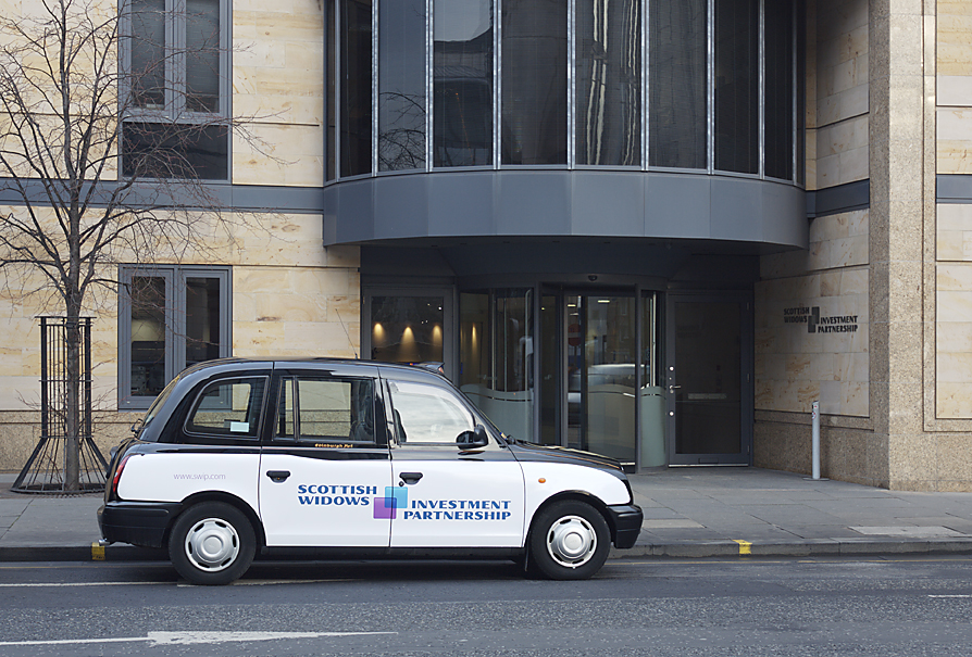 2007 Ubiquitous taxi advertising campaign for Scottish Widows - Scottish Widows