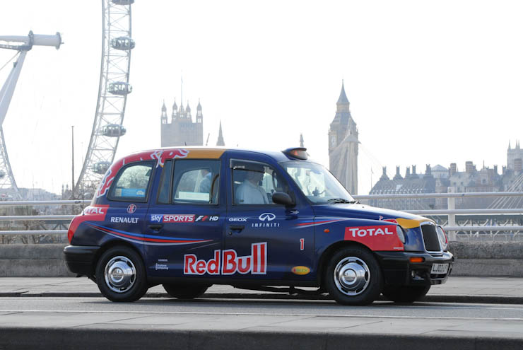 2012 Ubiquitous taxi advertising campaign for Sky - Sky Sports F1 HD