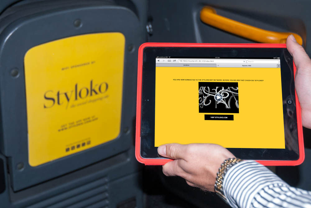 2013 Ubiquitous taxi advertising campaign for Styloko - The Social Shopping Site