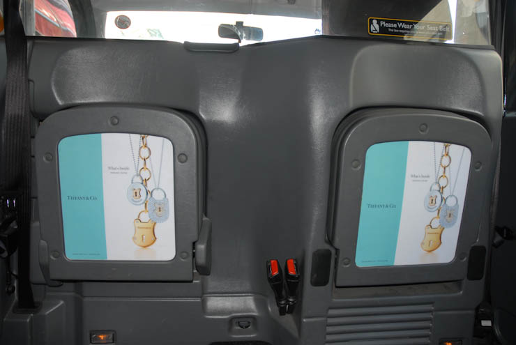 2011 Ubiquitous taxi advertising campaign for Tiffany - Tiffany & Co.