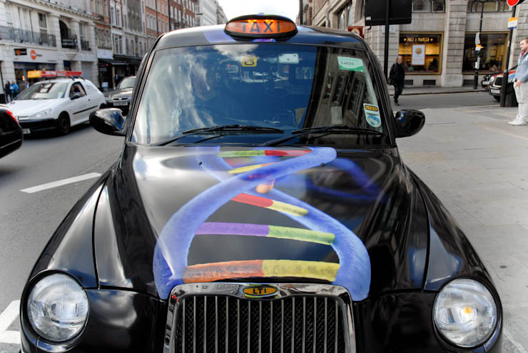 2012 Ubiquitous taxi advertising campaign for Timothy James & Partners - You're Unique
