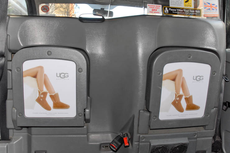 2013 Ubiquitous taxi advertising campaign for UGG - UGG Australia