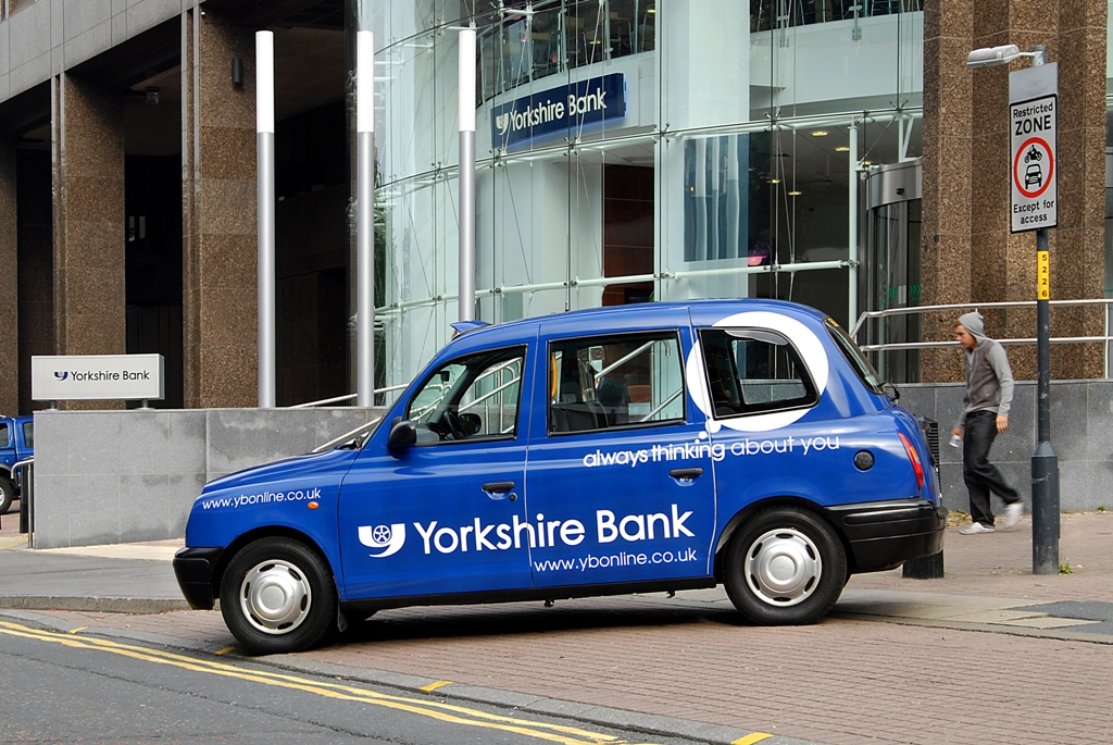 2006 Ubiquitous taxi advertising campaign for Yorkshire & Clydesdale Bank  - Always Thinking About You