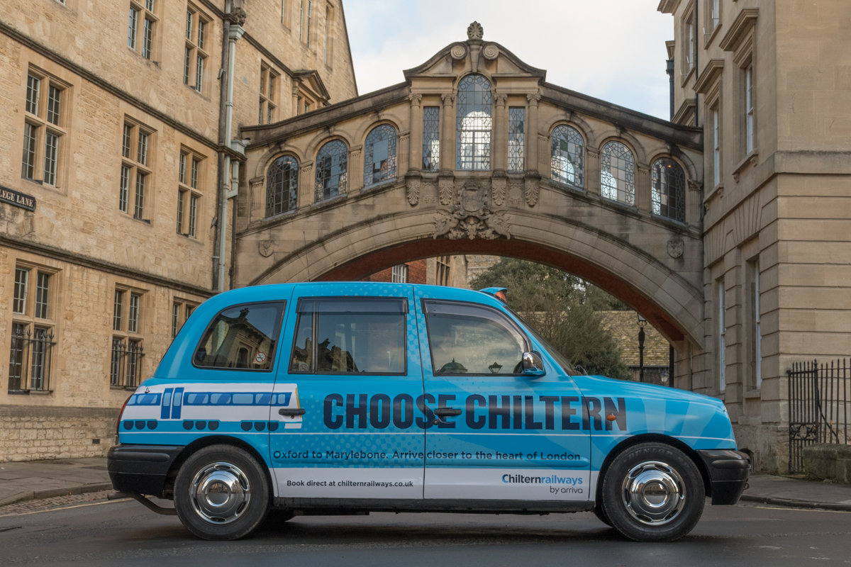 2018 Ubiquitous campaign for Chiltern Railways - CHOOSE CHILTERN 