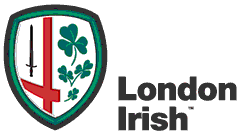 Ubiquitous Taxi Advertising client London Irish   logo