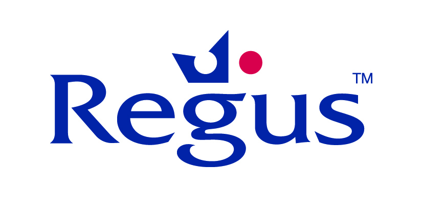 Ubiquitous Taxi Advertising client Regus  logo