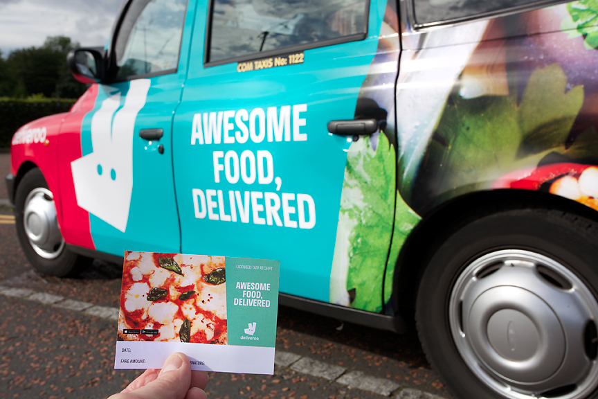 2016 Ubiquitous campaign for Deliveroo - AWESOME FOOD, DELIVERED