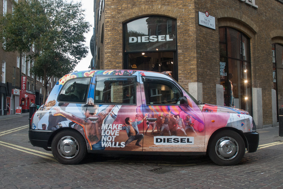2017 Ubiquitous campaign for Diesel - #MakeLoveNotWalls