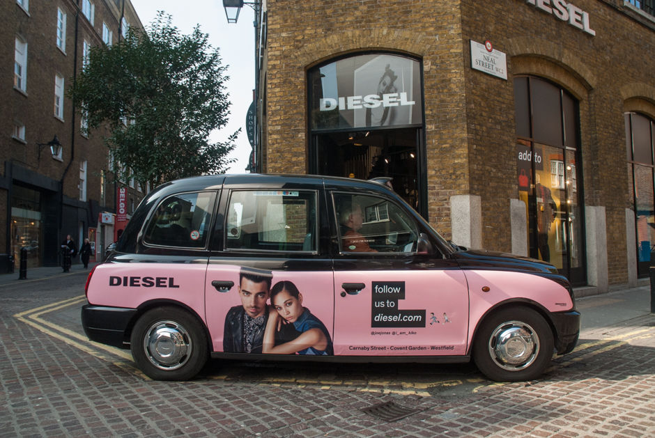 2016 Ubiquitous campaign for Diesel - Carnaby Street - Covent Garden - Westfield