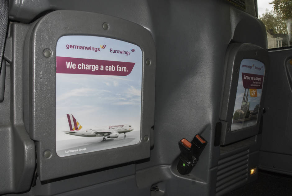 Germanwings 2015 campaign Germany just a cab fare away!