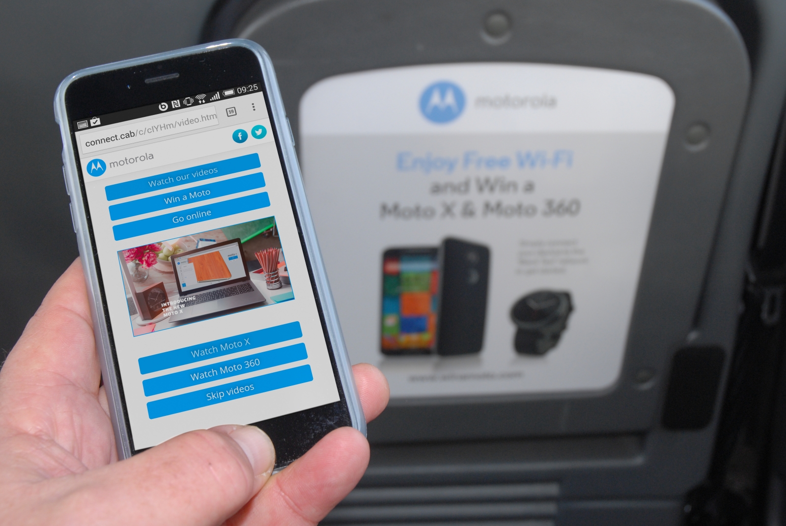 2014 Ubiquitous campaign for Motorola - Design and Win a Moto X & Moto 360