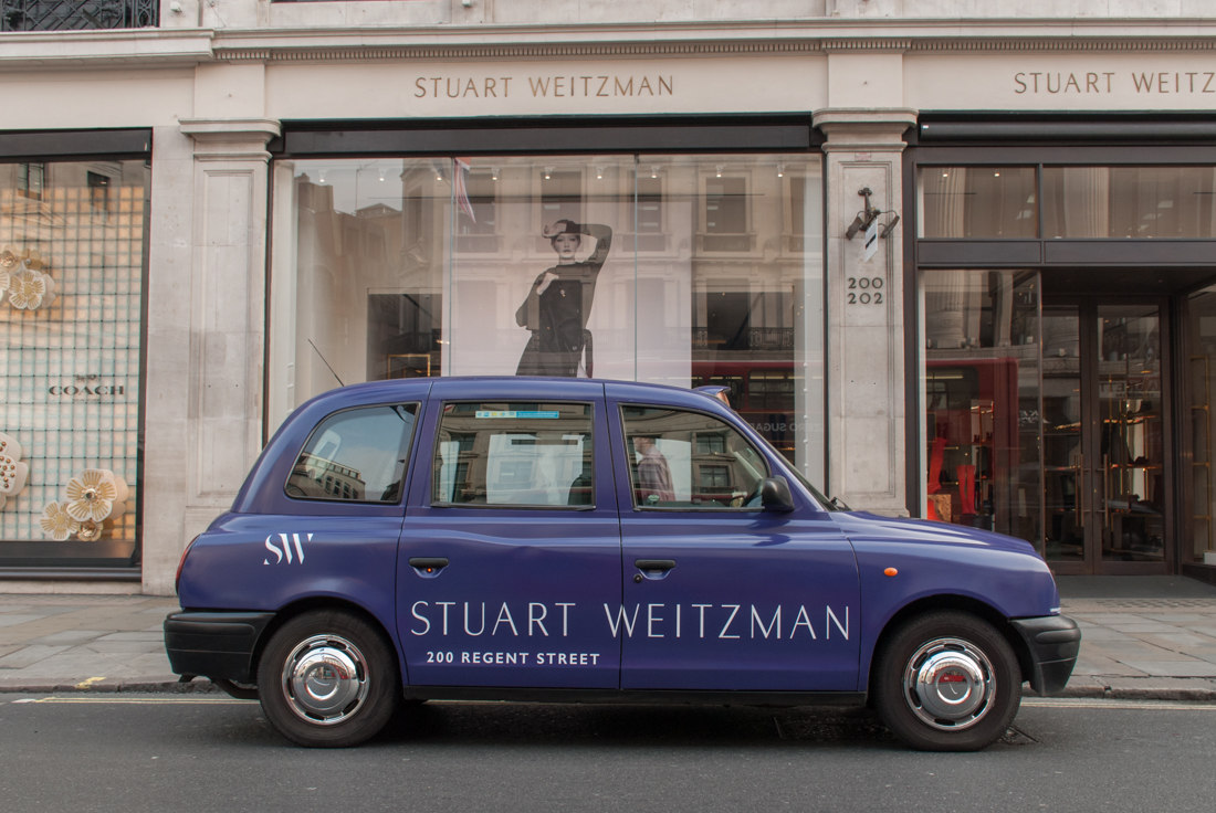 2017 Ubiquitous campaign for Stuart Weitzman  - 200 Regent Street