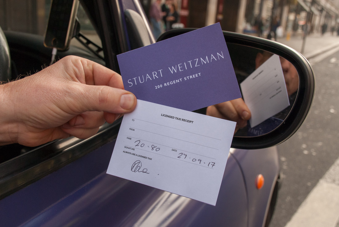2017 Ubiquitous campaign for Stuart Weitzman  - 200 Regent Street