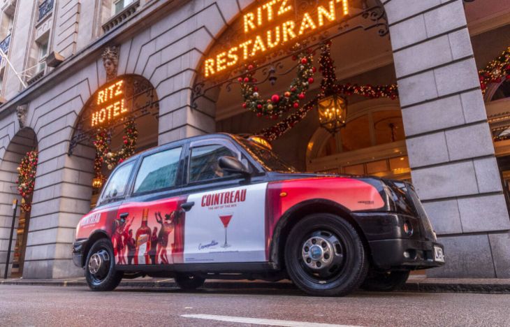 Cointreau SuperSide Taxi Advertising