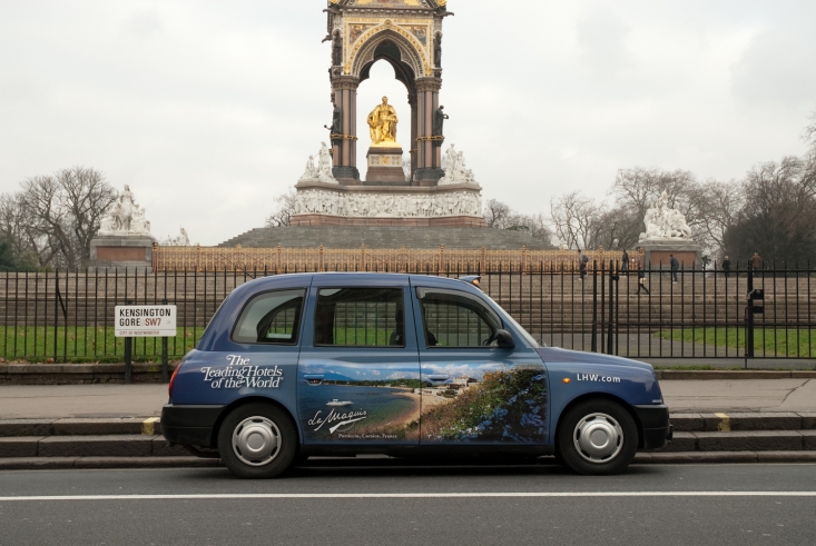 2010 Ubiquitous taxi advertising campaign for Leading Hotels of the World - The Leading Hotels of The World