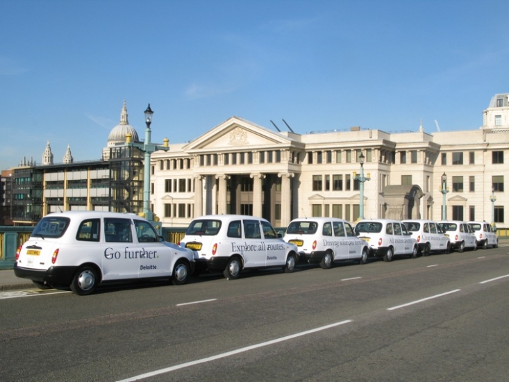 2007 Ubiquitous taxi advertising campaign for Deloitte - Various