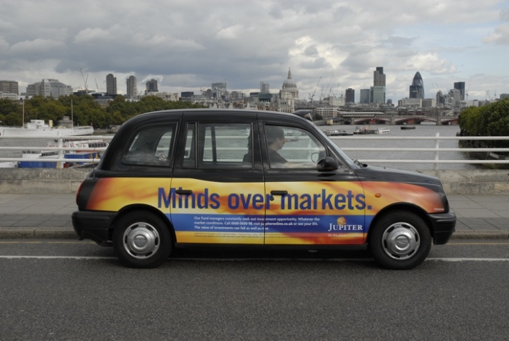 2008 Ubiquitous taxi advertising campaign for Jupiter  - Various
