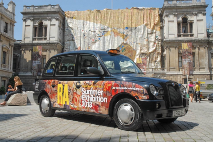 2013 Ubiquitous taxi advertising campaign for Royal Academy - Royal Academy - Summer Exhibition 2013