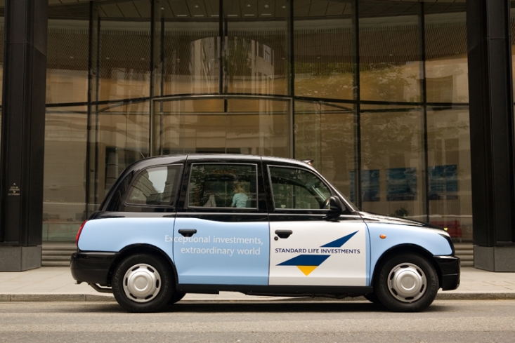 2007 Ubiquitous taxi advertising campaign for Standard Life - Exceptional investments extraordinary world