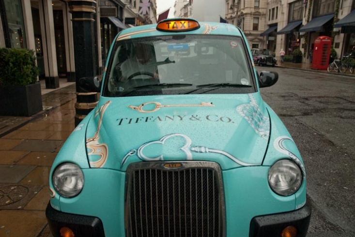 2010 Ubiquitous taxi advertising campaign for Tiffany - Tiffany &amp; Co.
