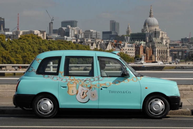 2011 Ubiquitous taxi advertising campaign for Tiffany - Tiffany &amp; Co.
