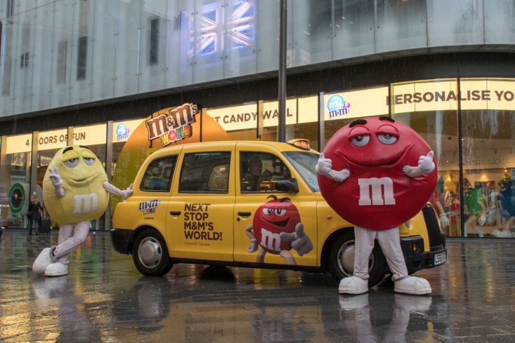 2018 Ubiquitous campaign for M&amp;M&#039;s - M&amp;M&#039;S WORLD LEICESTER SQUARE