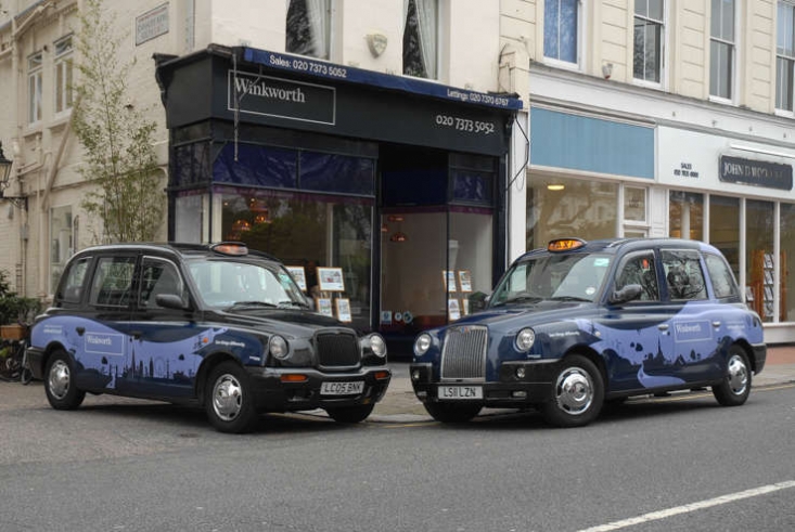 2014 Ubiquitous taxi advertising campaign for Winkworth - See Thing&#039;s Differently 