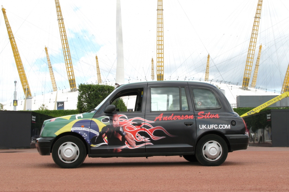 2007 Ubiquitous taxi advertising campaign for UFC - Ultimate fight Championship