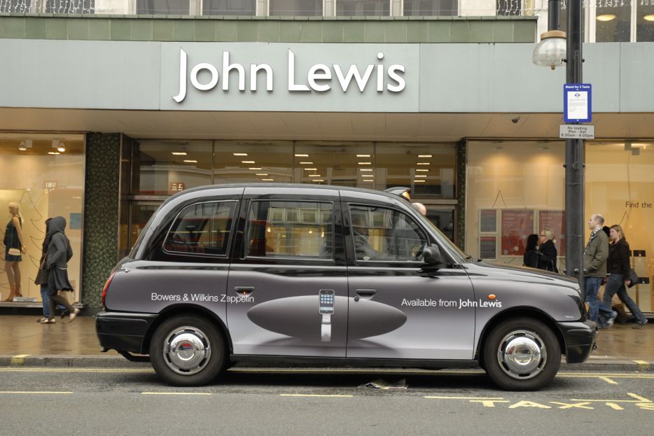 2008 Ubiquitous taxi advertising campaign for Bowers &amp; Wilkins - Available at John Lewis
