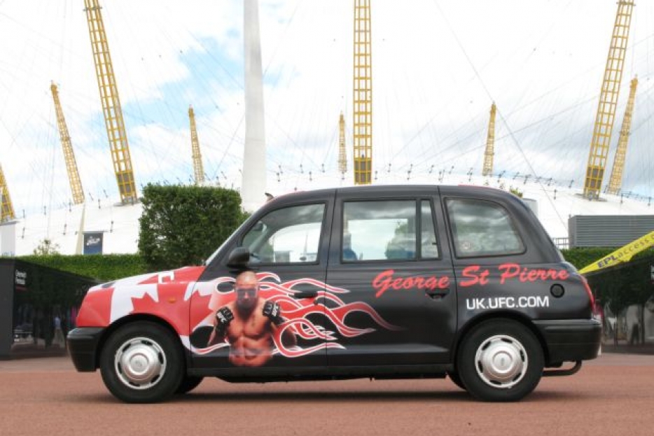 2007 Ubiquitous taxi advertising campaign for UFC - uk.ufc.com