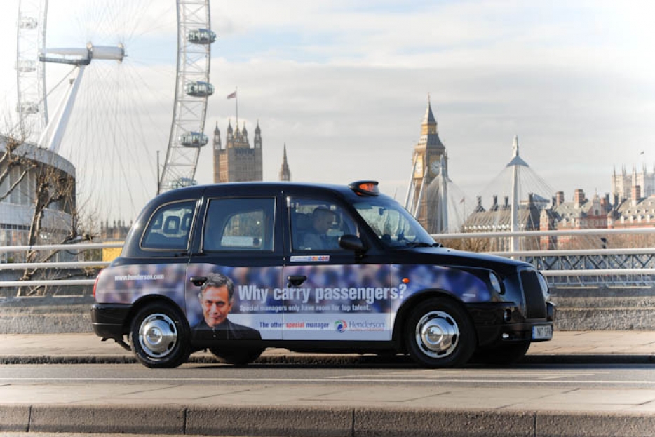 2012 Ubiquitous taxi advertising campaign for Henderson - The Other Special Manager