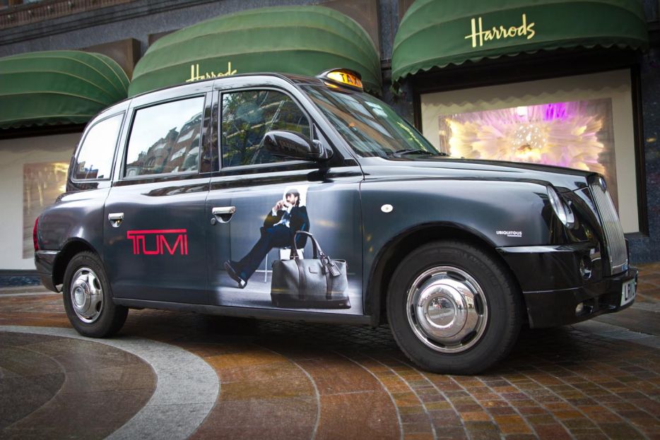 2011 Ubiquitous taxi advertising campaign for Tumi - Tumi